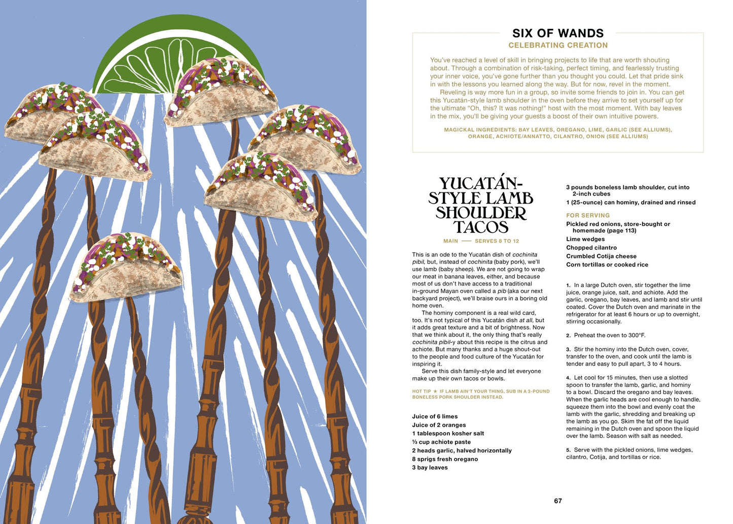 Divine Your Dinner: A Cookbook for Using Tarot as Your Guide to Magickal Meals