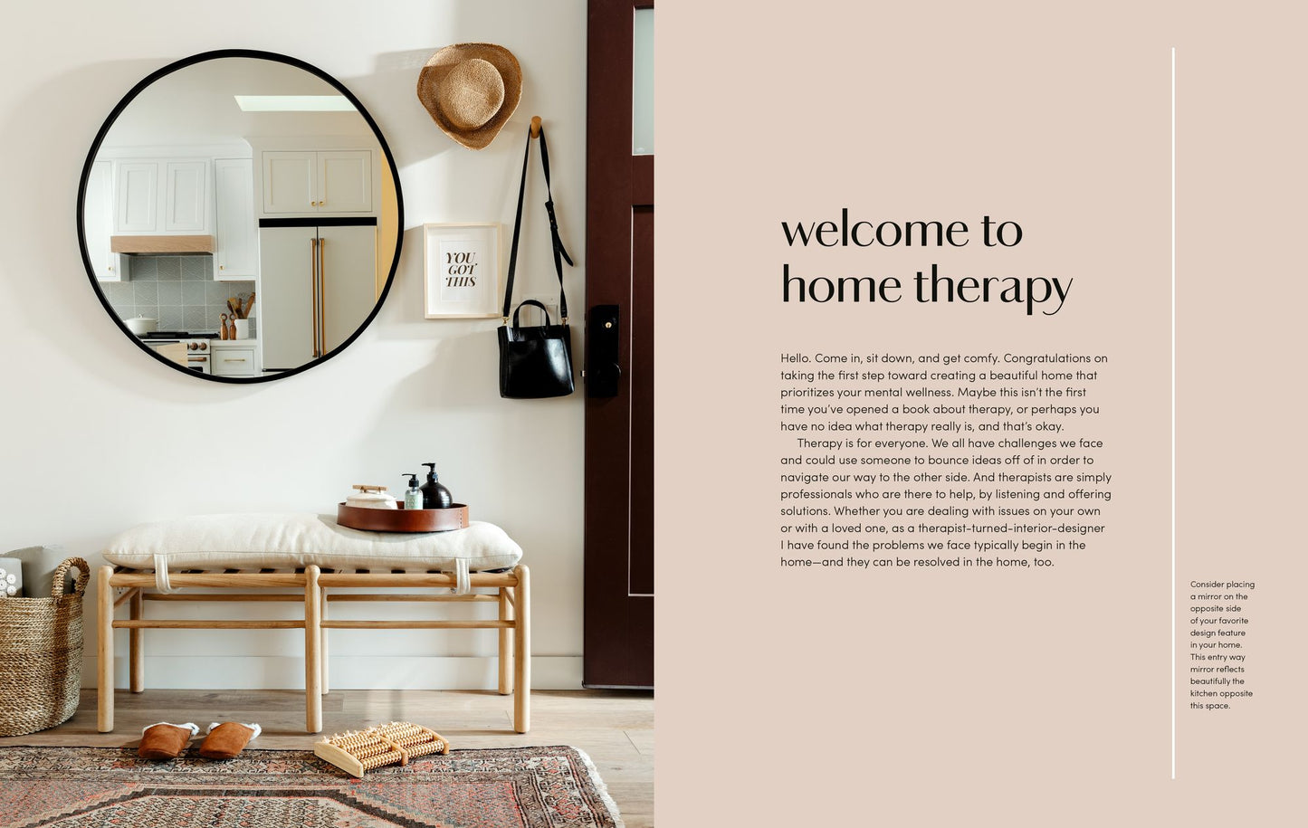 Home Therapy: Interior Design for Increasing Your Happiness, Boosting Your Confidence, and Creating a Sense of Calm: An Interior Design Book
