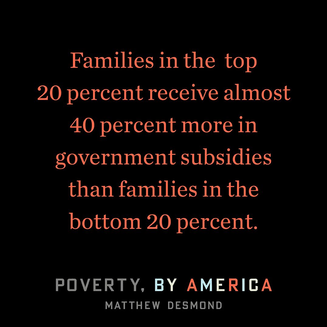 Poverty, by America