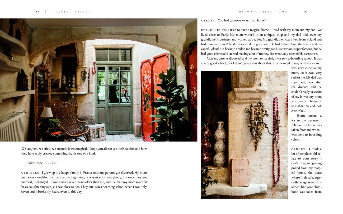 Sacred Spaces: Everyday People and the Beautiful Homes Created Out of Their Trials, Healing, and Victories