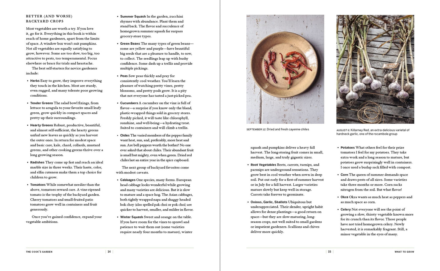 The Cook's Garden: A Gardener's Guide to Selecting, Growing, and Savoring the Tastiest Vegetables of Each Season