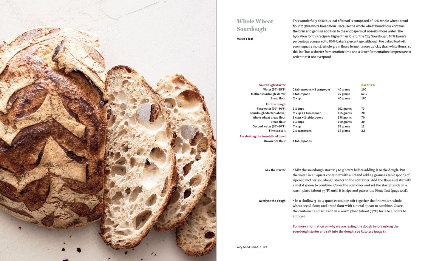 Very Good Bread: The Science of Dough and the Art of Making Bread at Home: A Cookbook