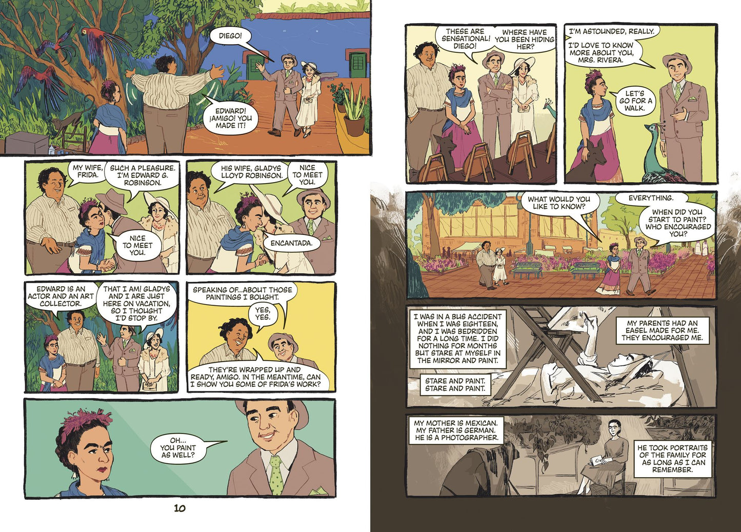 Who Was Her Own Work of Art?: Frida Kahlo: A Who HQ Graphic Novel