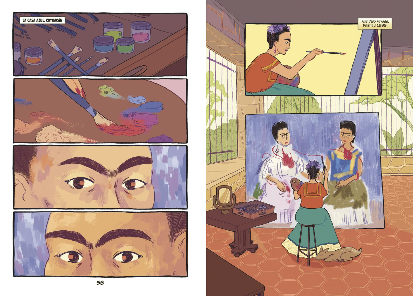 Who Was Her Own Work of Art?: Frida Kahlo: A Who HQ Graphic Novel