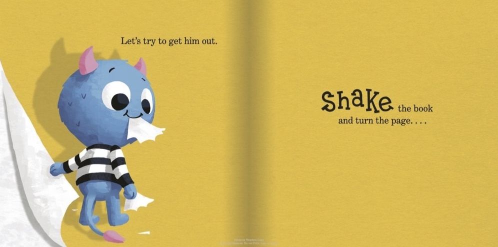 There's a Monster in Your Book: A Halloween Book for Kids and Toddlers