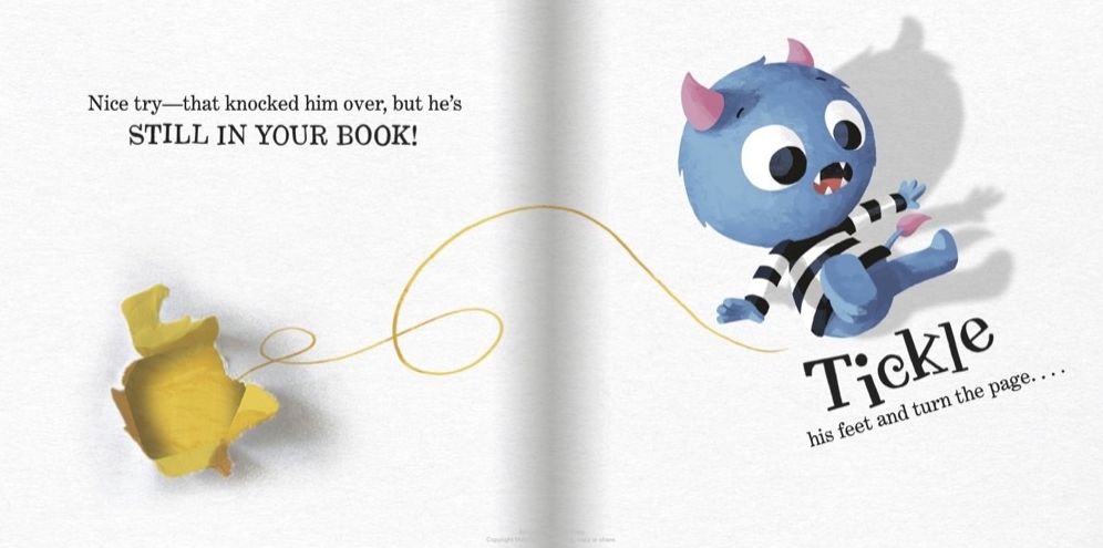There's a Monster in Your Book: A Halloween Book for Kids and Toddlers