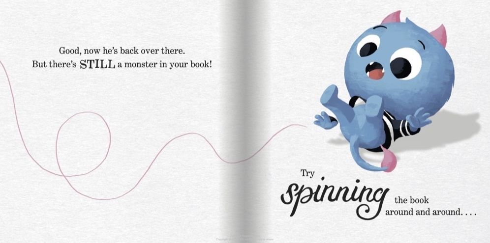 There's a Monster in Your Book: A Halloween Book for Kids and Toddlers