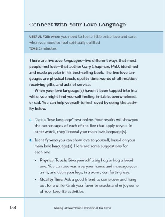 Rising Above: Teen Devotional for Girls: Prayers and Activities to Help Manage Anxiety