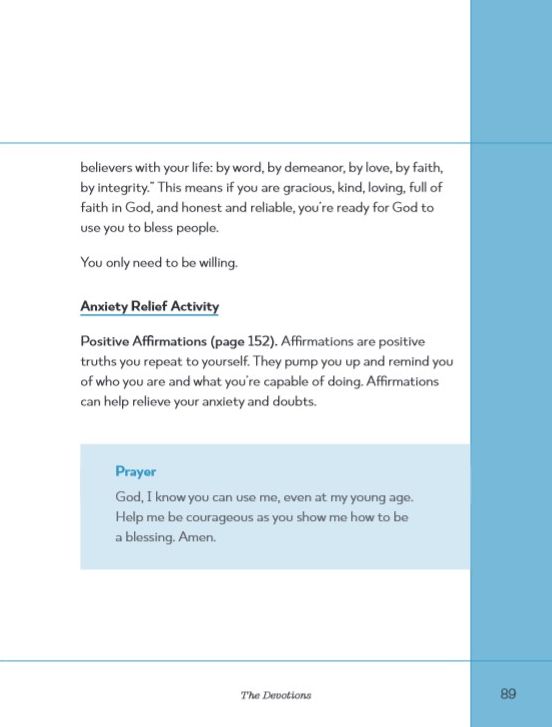 Rising Above: Teen Devotional for Girls: Prayers and Activities to Help Manage Anxiety