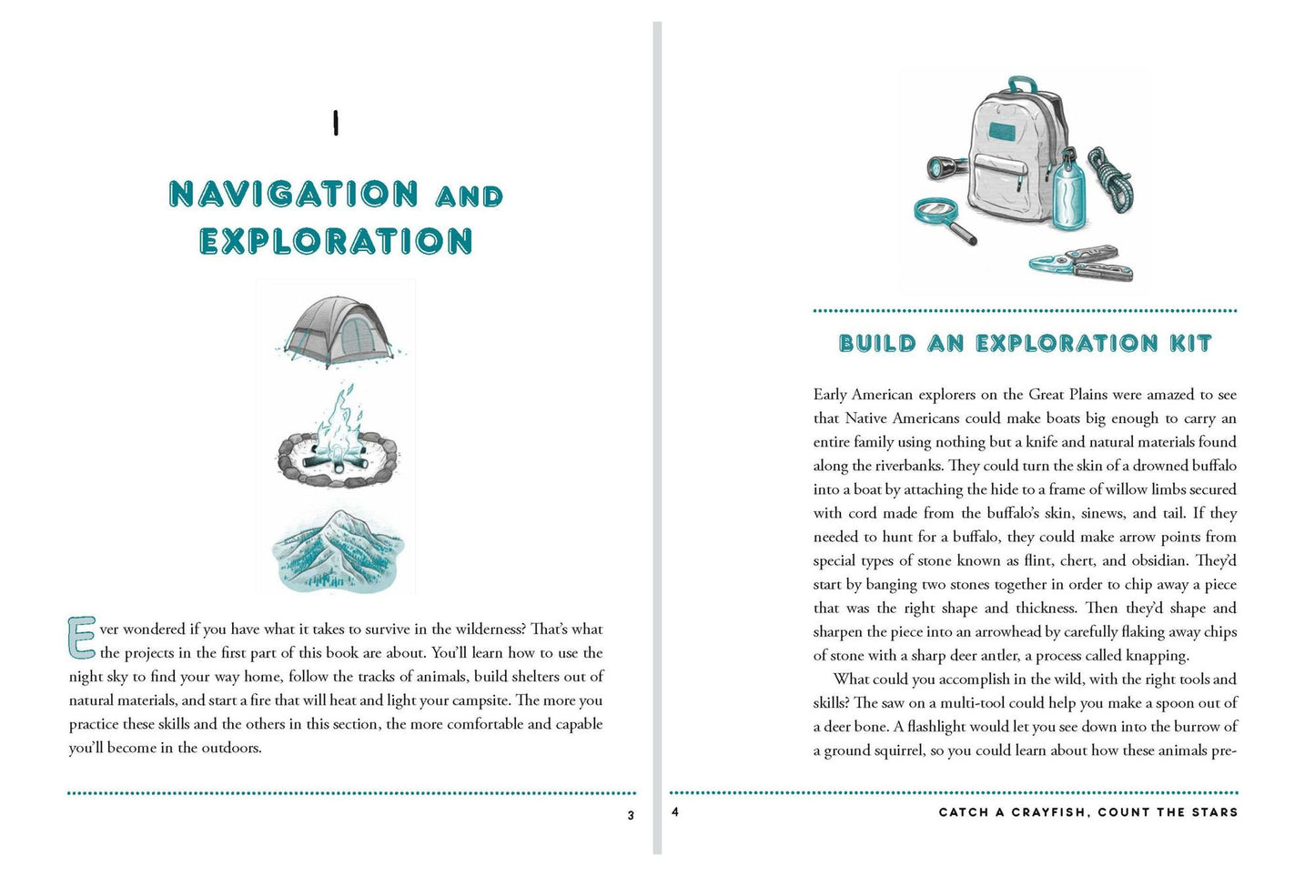 Catch a Crayfish, Count the Stars: Fun Projects, Skills, and Adventures for Outdoor Kids