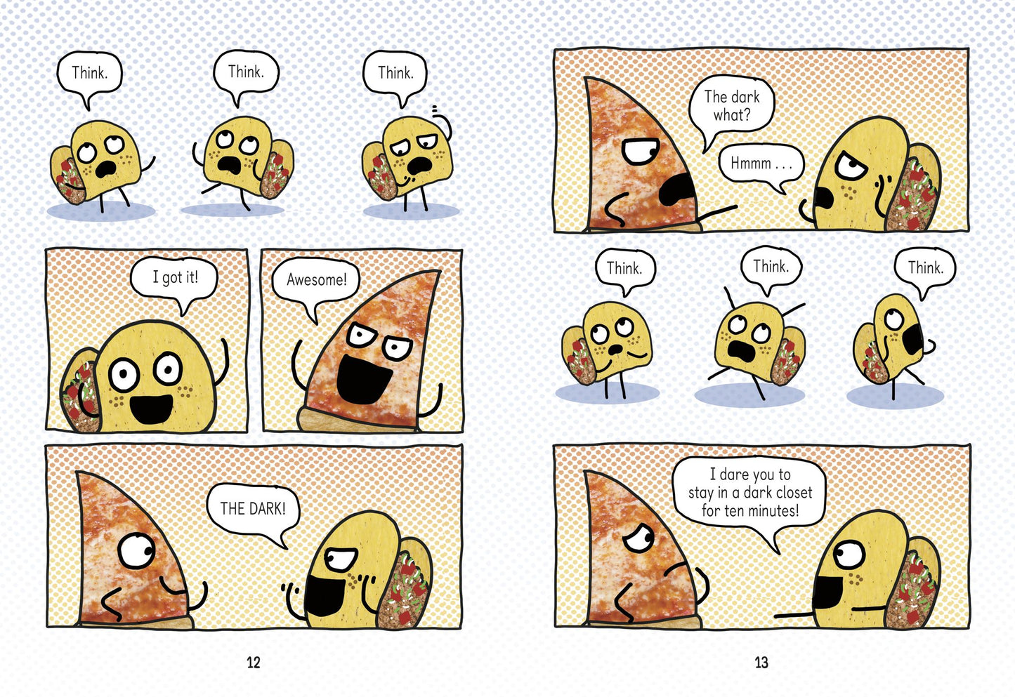 Pizza and Taco: Dare to Be Scared!