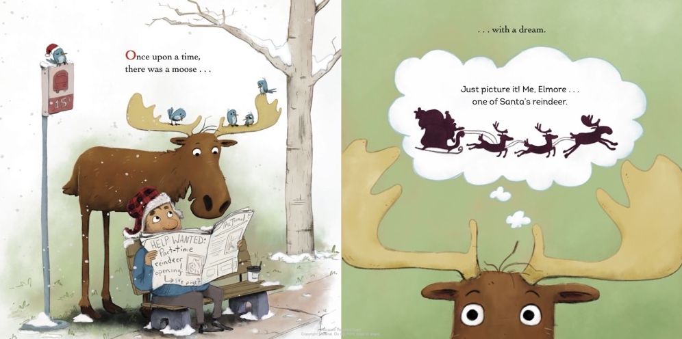 Elmore the Christmas Moose
