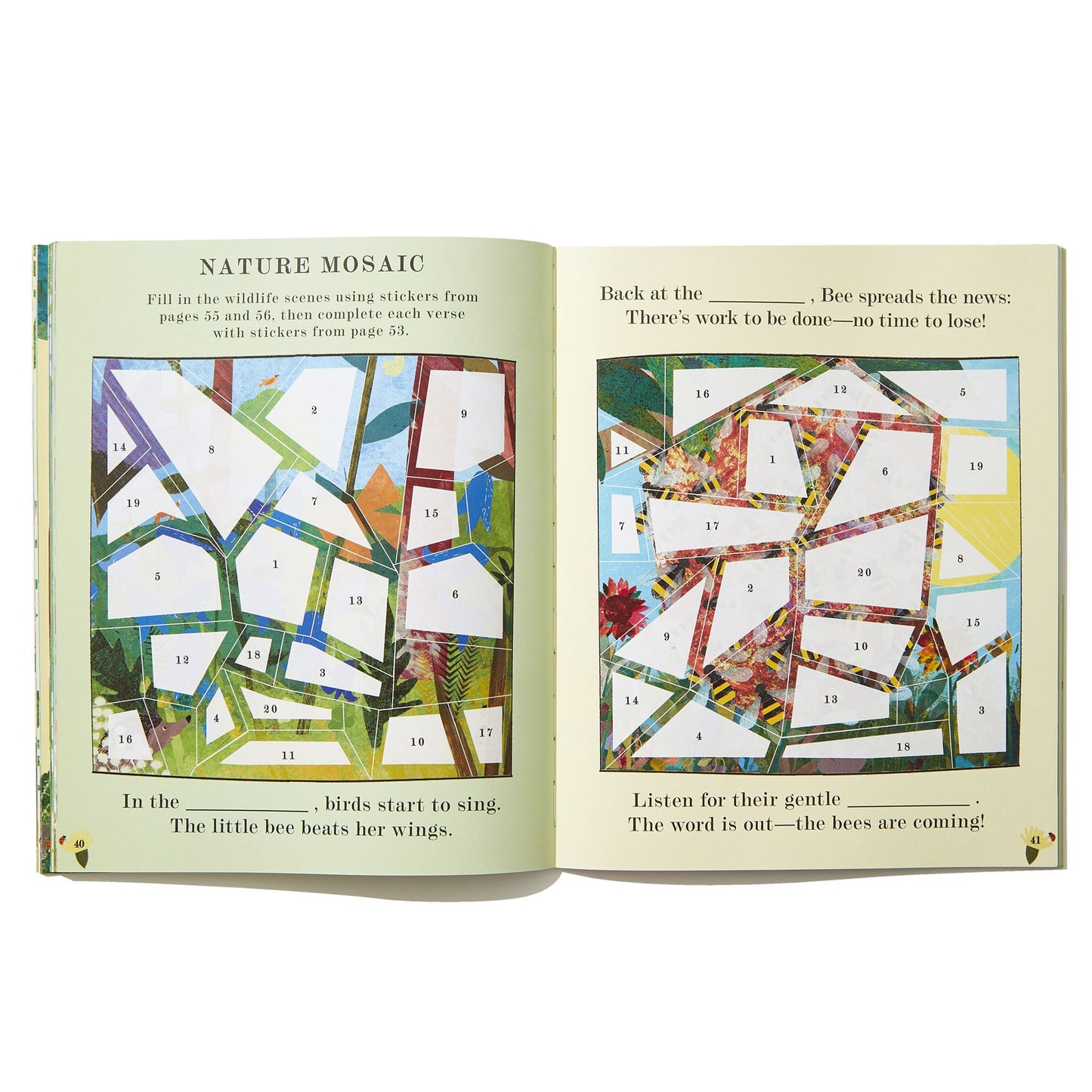 Bee: A Peek-Through Activity Book