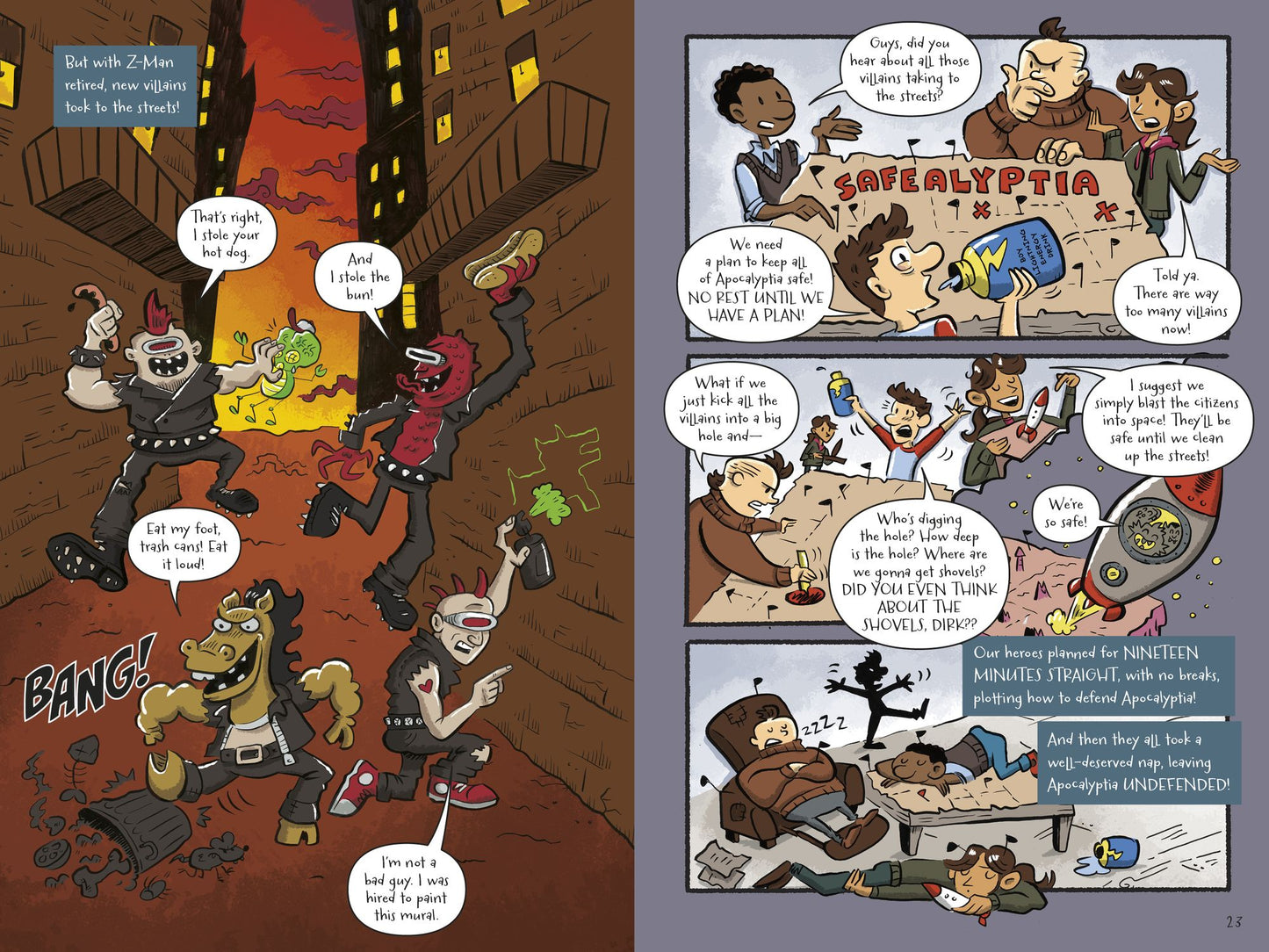 The Last Comics on Earth: Too Many Villains!: From the Creators of The Last Kids on Earth