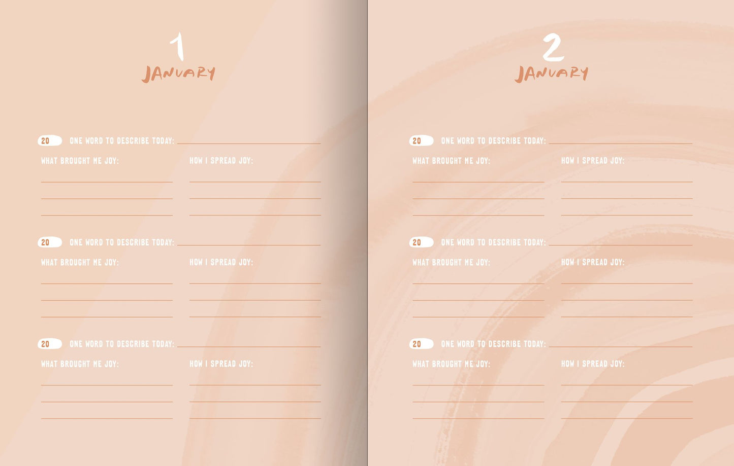 The 3-Minute Journal of Joy: A Three-Year Record of Each Day's Memorable Moments