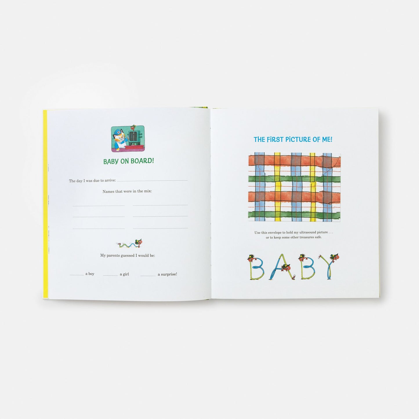 Richard Scarry's Busy, Busy Baby: A Record of Your Baby's First Year: Baby Book with Milestone Stickers