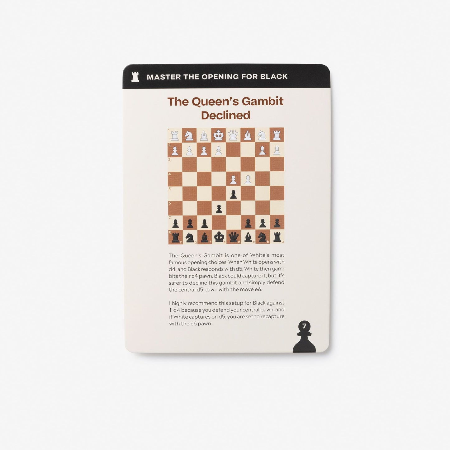 The Chess Deck: 50 Cards for Mastering the Basics