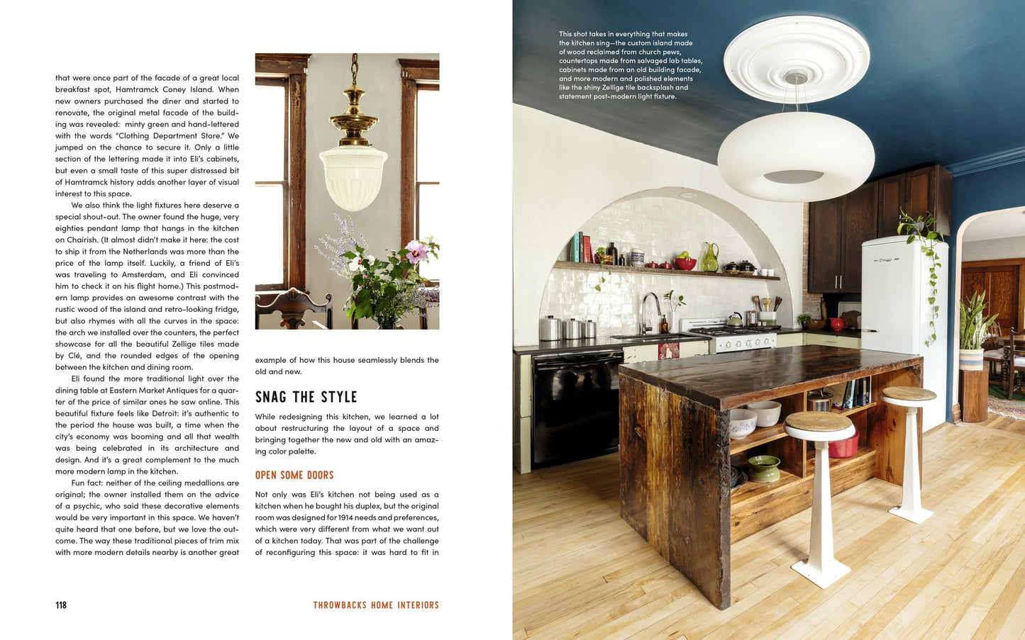 Throwbacks Home Interiors: One of a Kind Home Design from Reclaimed and Salvaged Goods