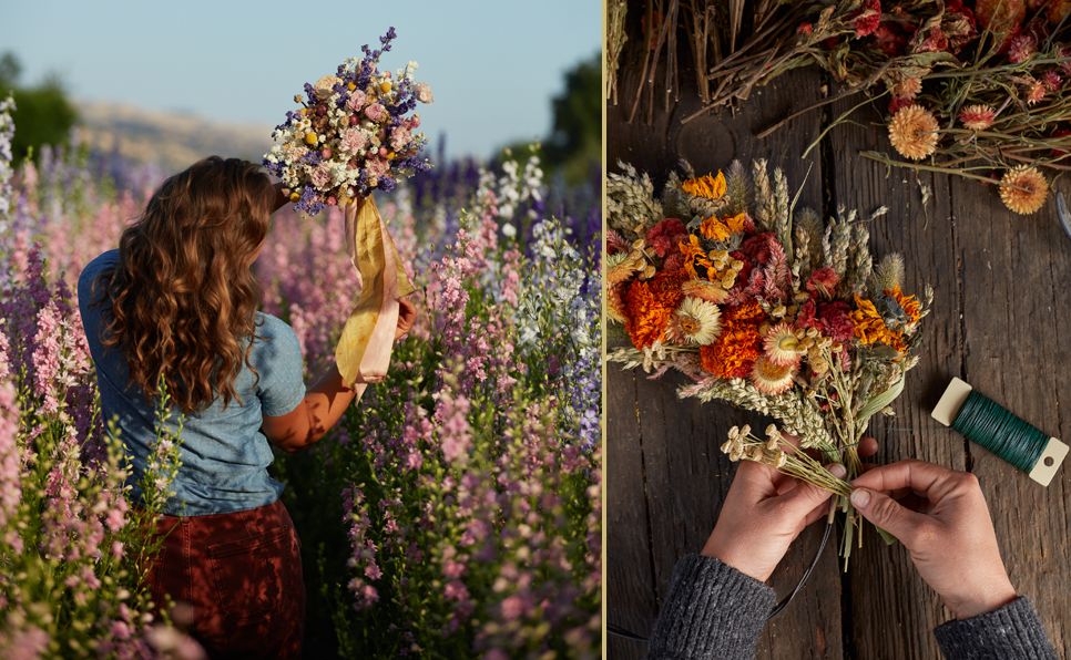 Designing with Dried Flowers: Creating Everlasting Arrangements