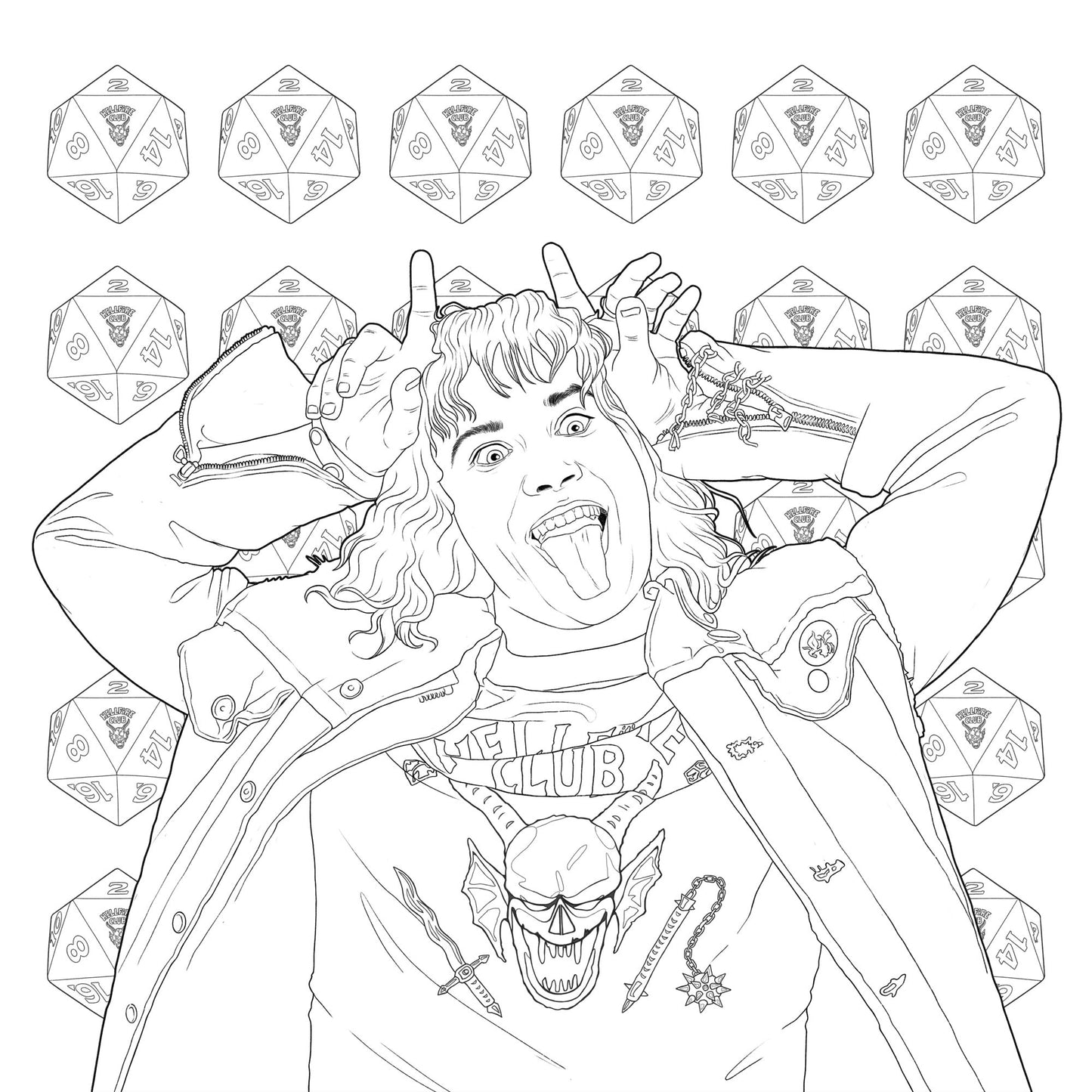 Stranger Things: The Official Coloring Book, Season 4