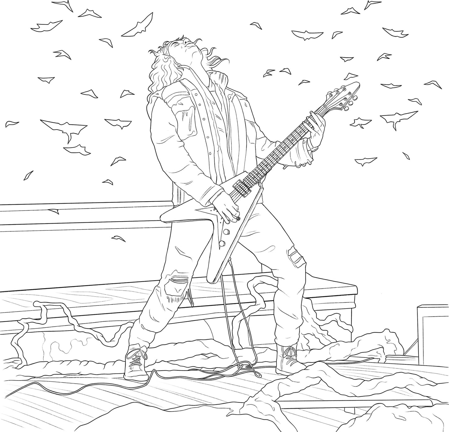 Stranger Things: The Official Coloring Book, Season 4