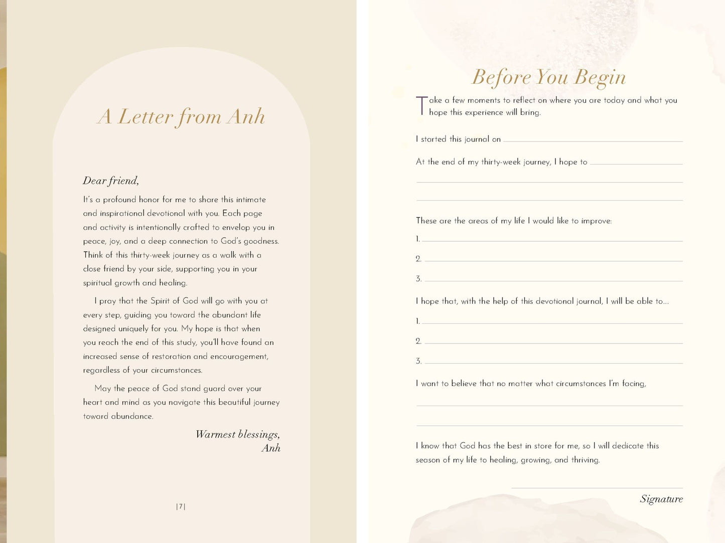 The Abundant Life Journal: A 30-Week Devotional for Mindfulness and Restoration