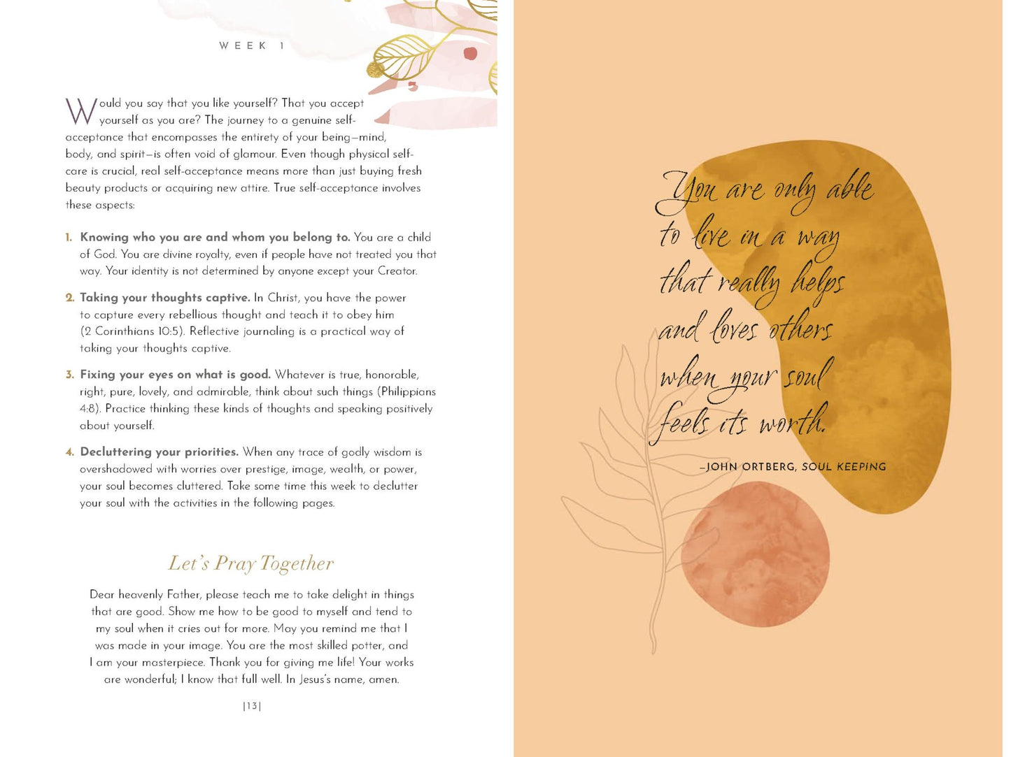 The Abundant Life Journal: A 30-Week Devotional for Mindfulness and Restoration