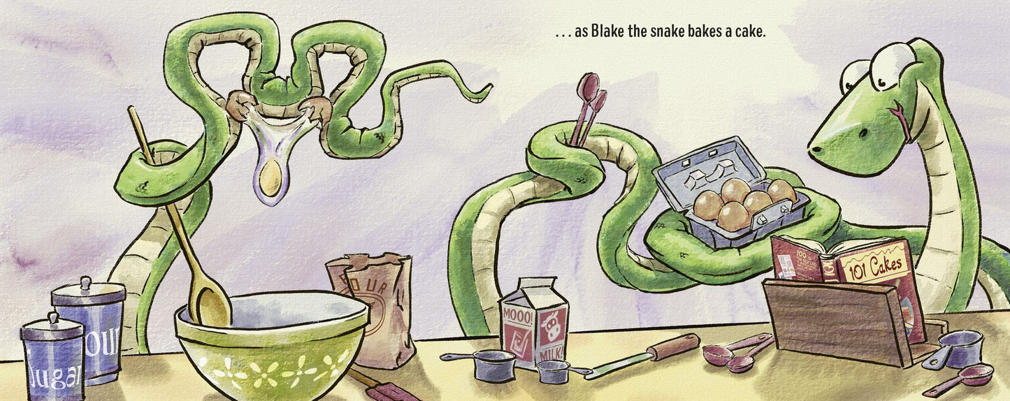 Blake the Snake Bakes a Cake