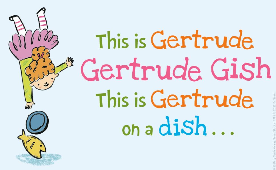 Gertrude Gish on a Dish on a Fish
