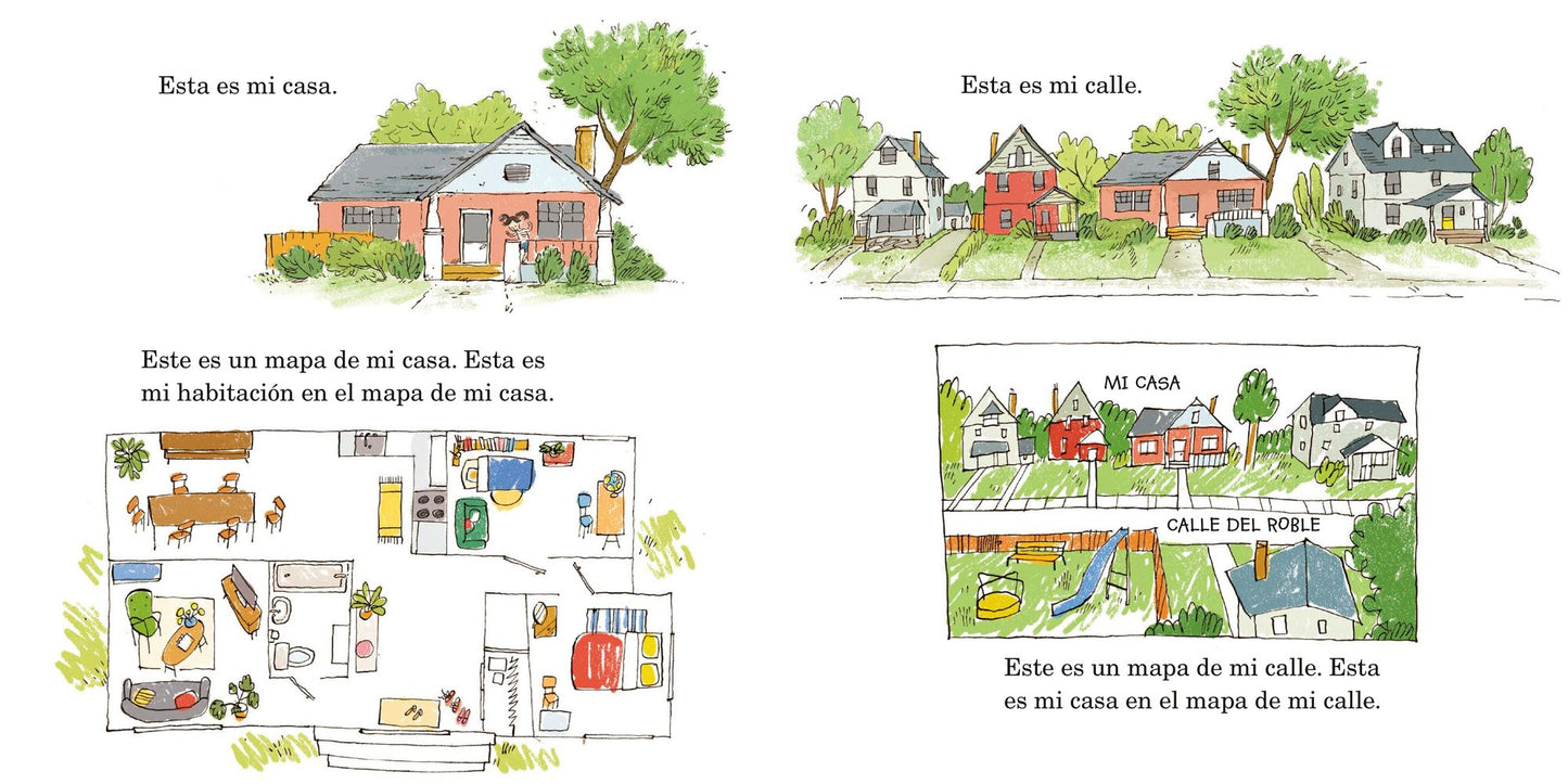 Yo en el mapa (Me on the Map Spanish Edition)