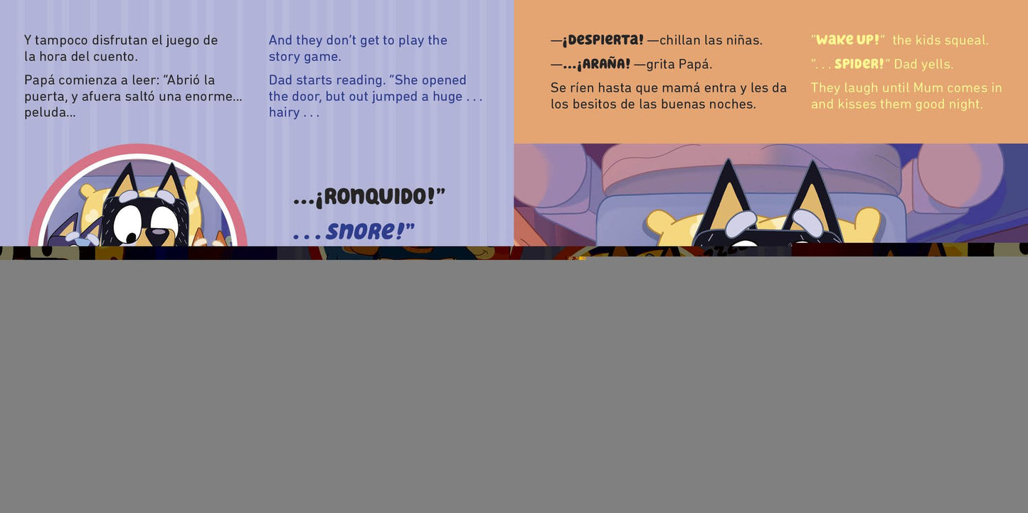 Bluey: Good Night, Fruit Bat/Buenas noches, murciélago: Un libro bilingüe
