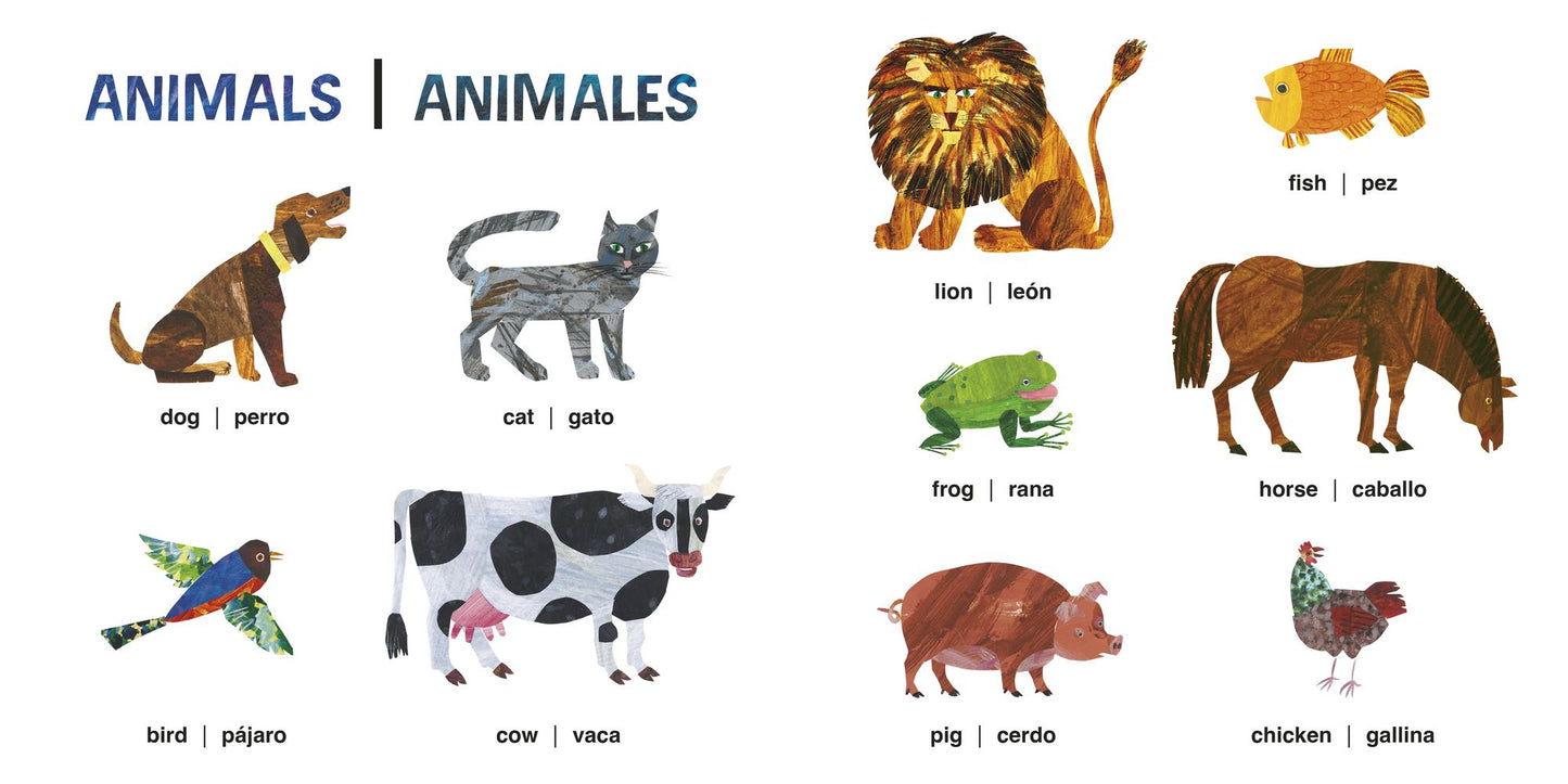 The Very Hungry Caterpillar's First 100 Words / Primeras 100 palabras: A Spanish-English Bilingual Book