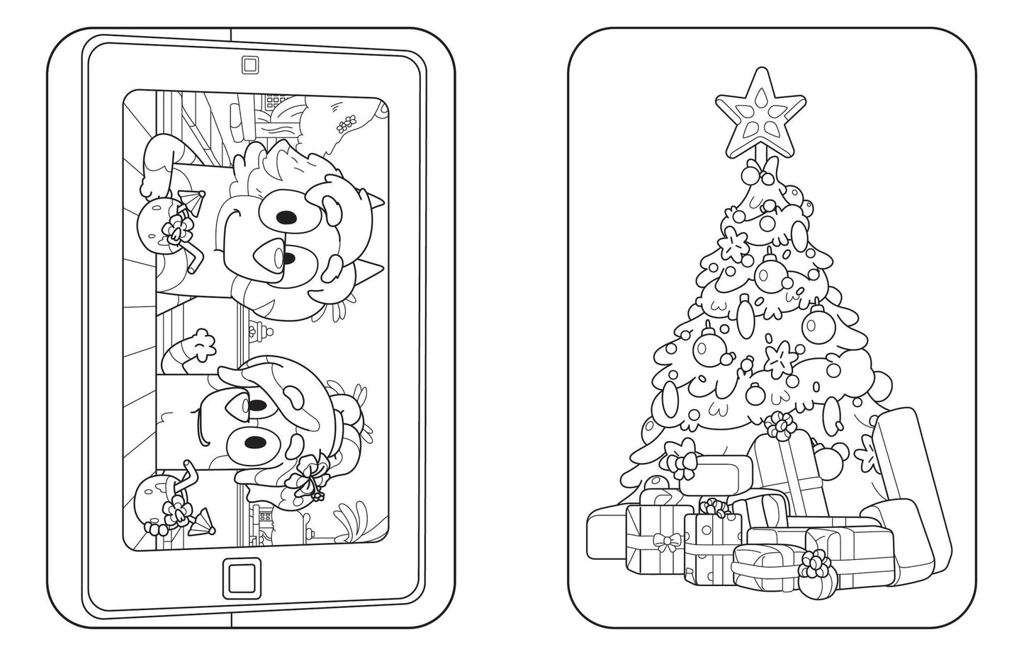 Bluey: Merry Christmas: A Coloring Book