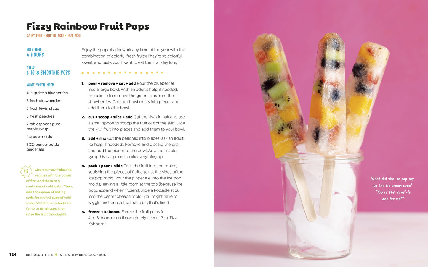 Kid Smoothies - a Healthy Kids' Cookbook: Smoothie Recipes Kids Will Love to Make