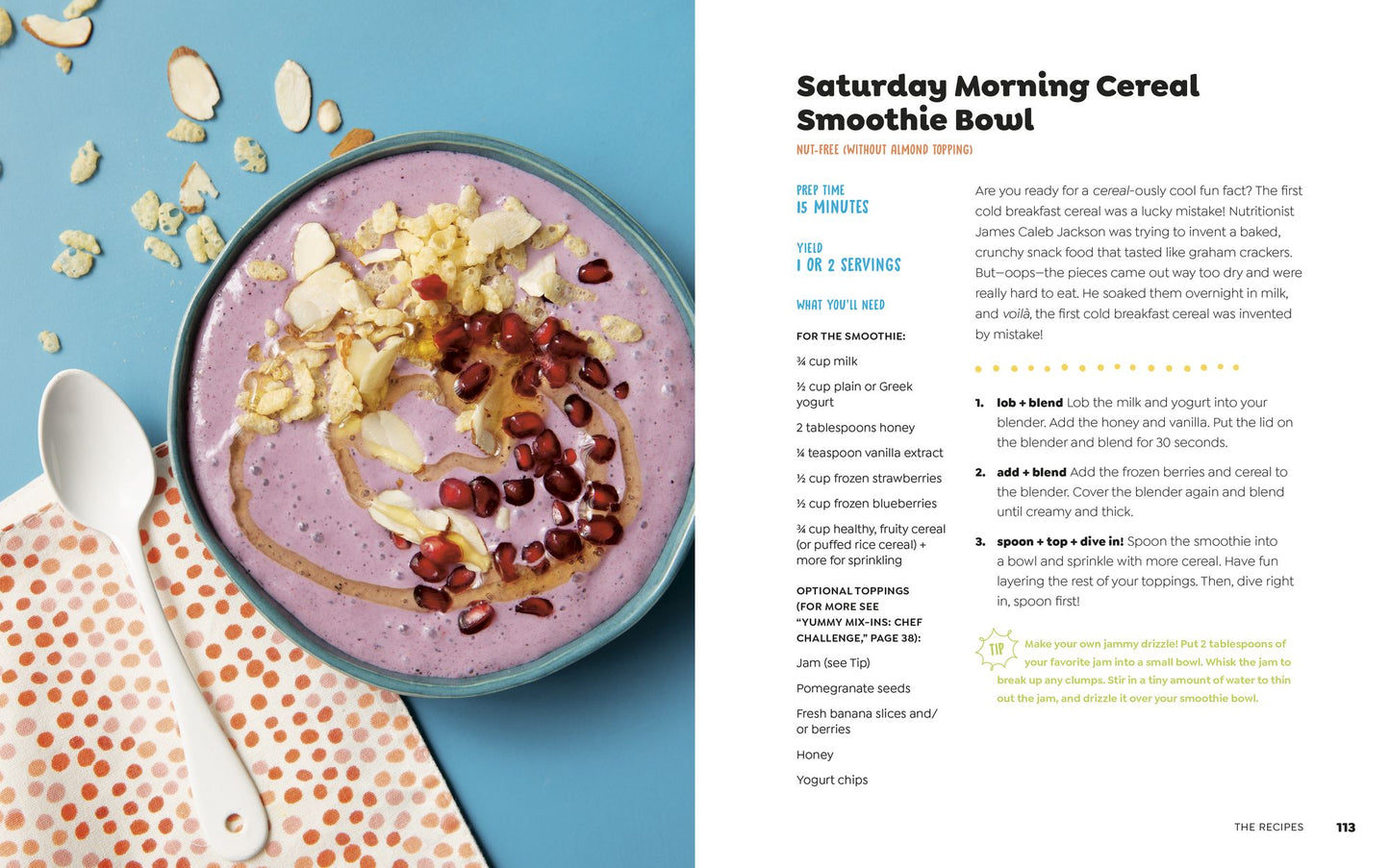 Kid Smoothies - a Healthy Kids' Cookbook: Smoothie Recipes Kids Will Love to Make