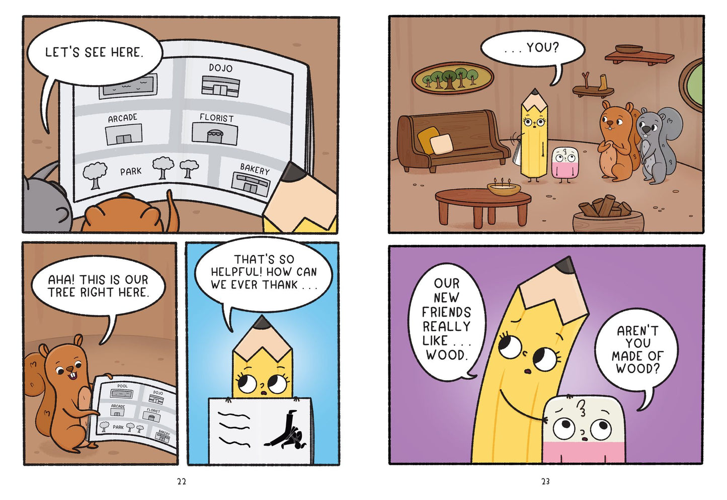 Pencil & Eraser: Lost and Frown!: An Early Reader Graphic Novel