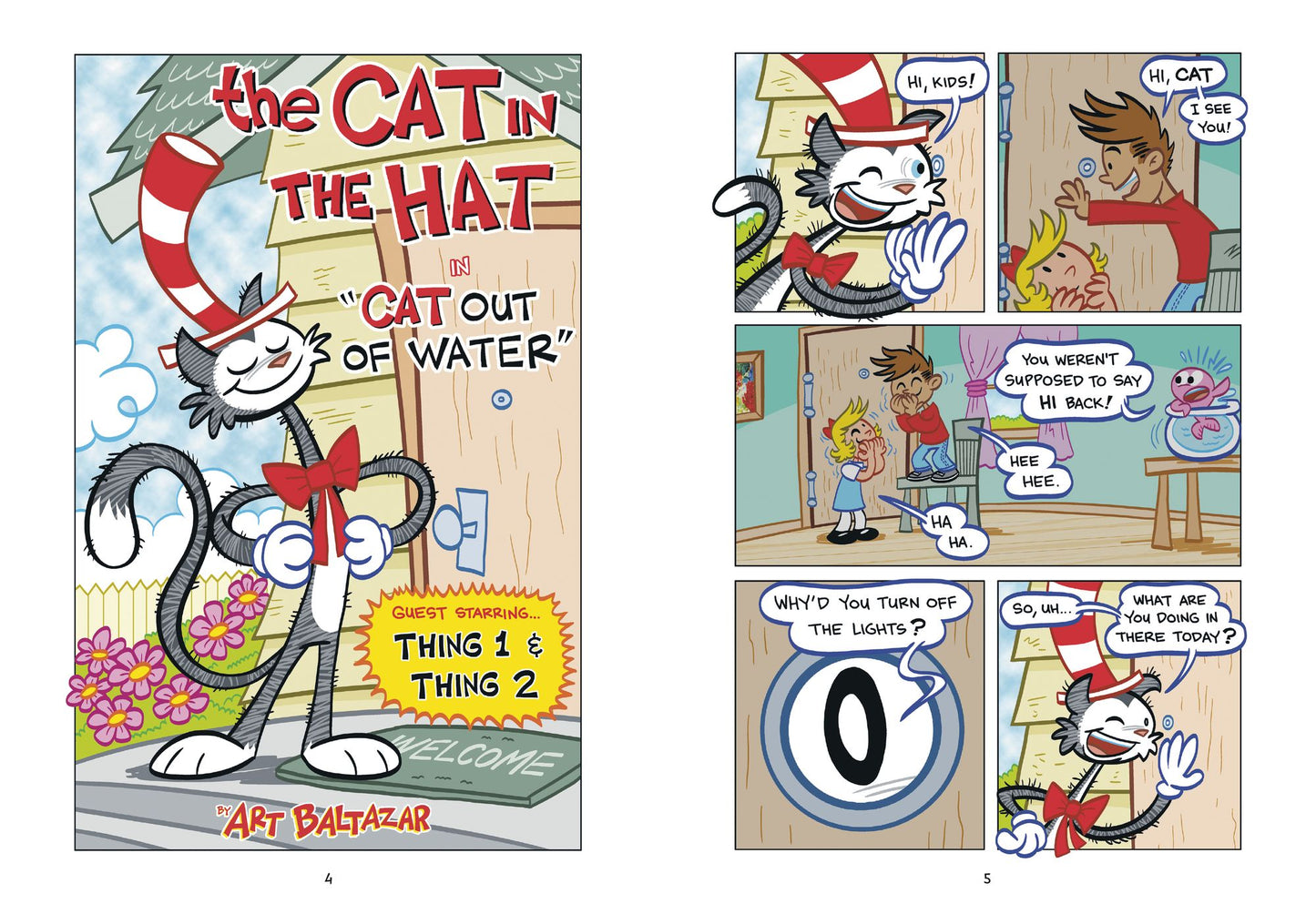 Dr. Seuss Graphic Novel: Cat Out of Water: A Cat in the Hat Story