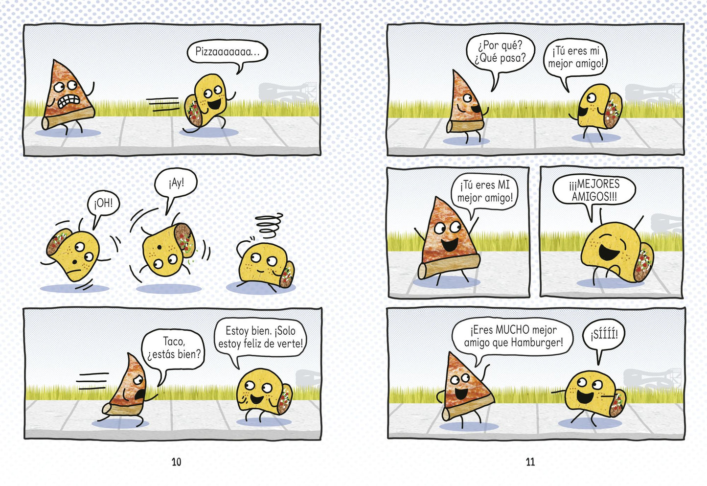 Pizza y Taco: ?Qui?n es el mejor?: (A Graphic Novel)