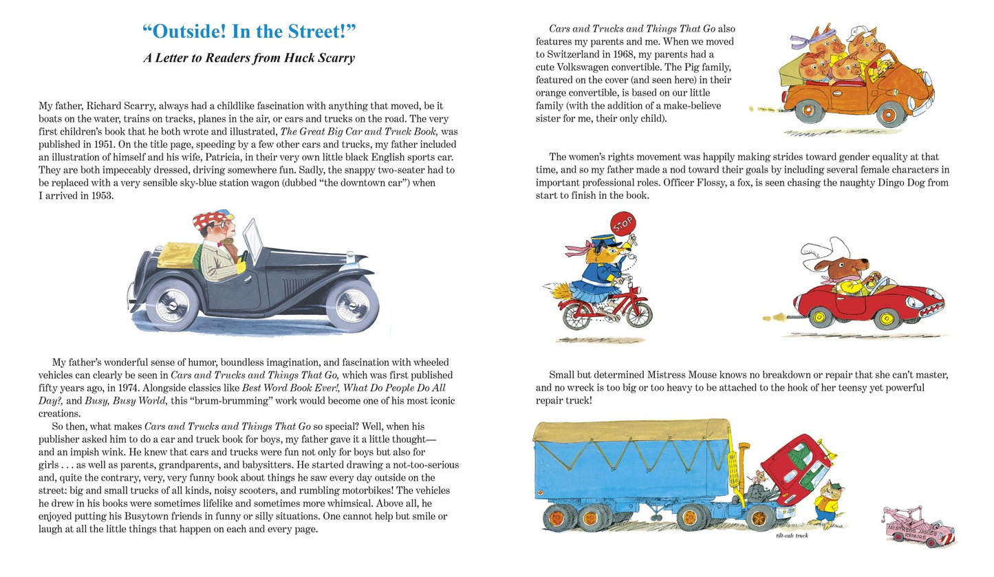 Richard Scarry's Cars and Trucks and Things That Go: 50th Anniversary Edition