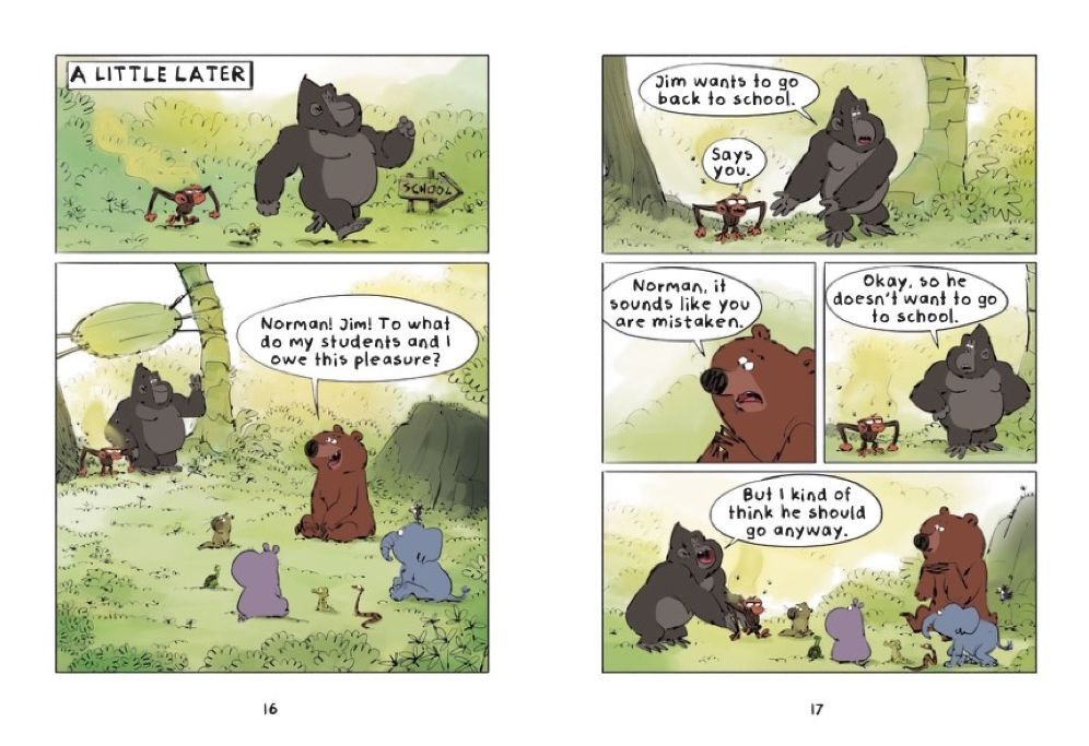 Grumpy Monkey School Stinks!: A Graphic Novel