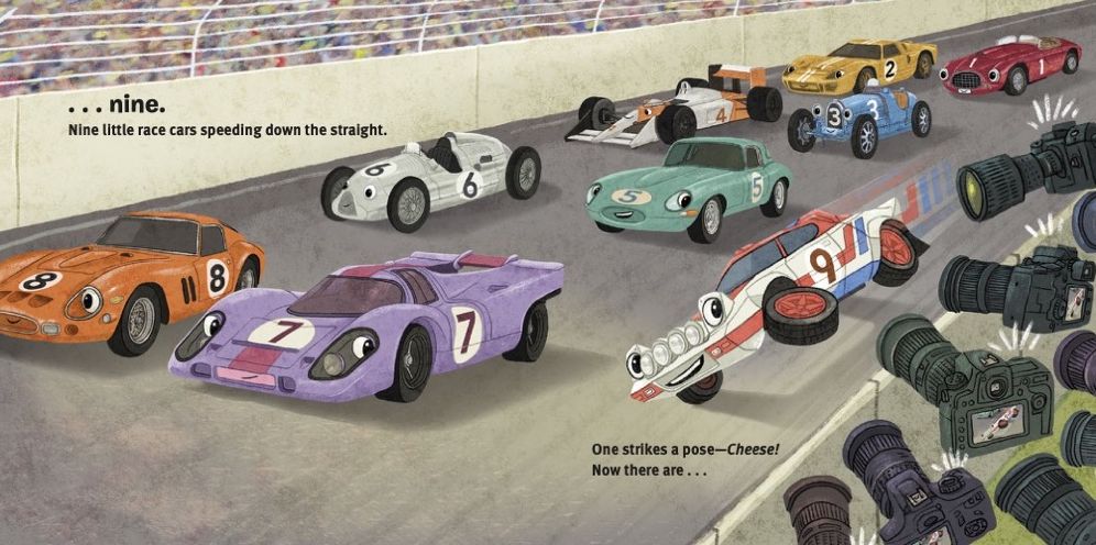 10 Little Race Cars