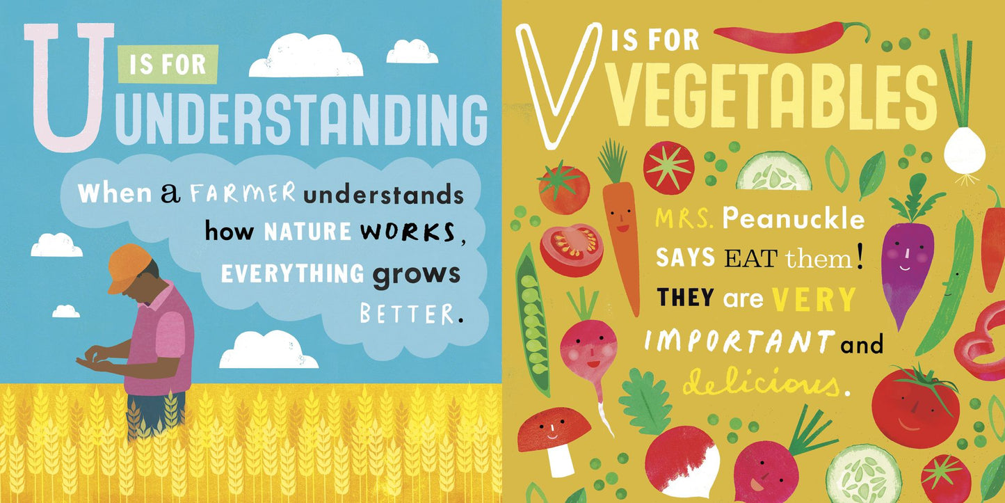 Mrs. Peanuckle's Organic Farm Alphabet