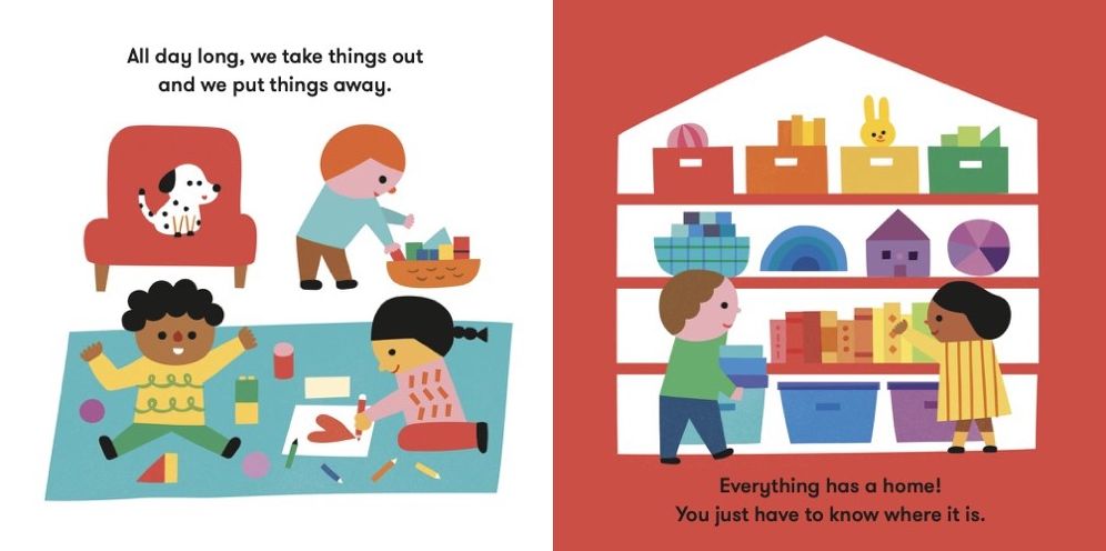 Let's Put That Away! My First Book of Organizing: A Home Edit Board Book for Kids