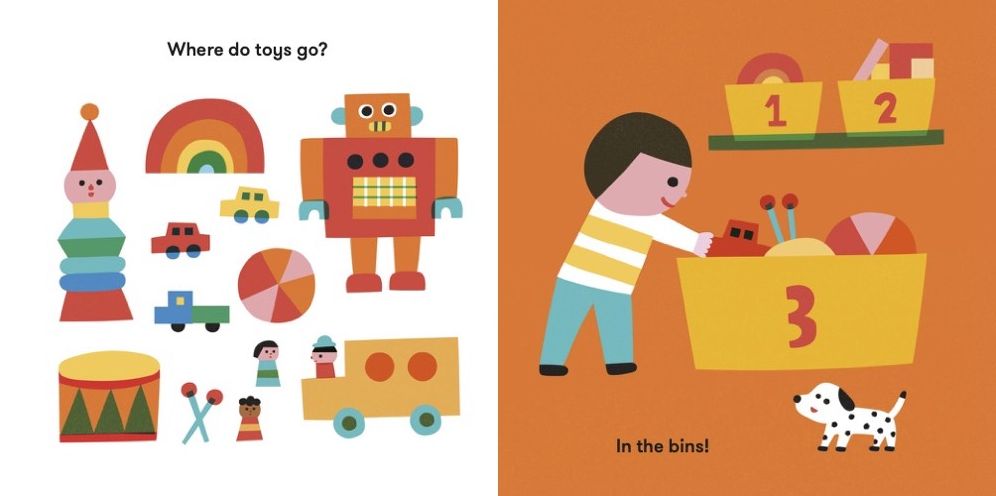 Let's Put That Away! My First Book of Organizing: A Home Edit Board Book for Kids