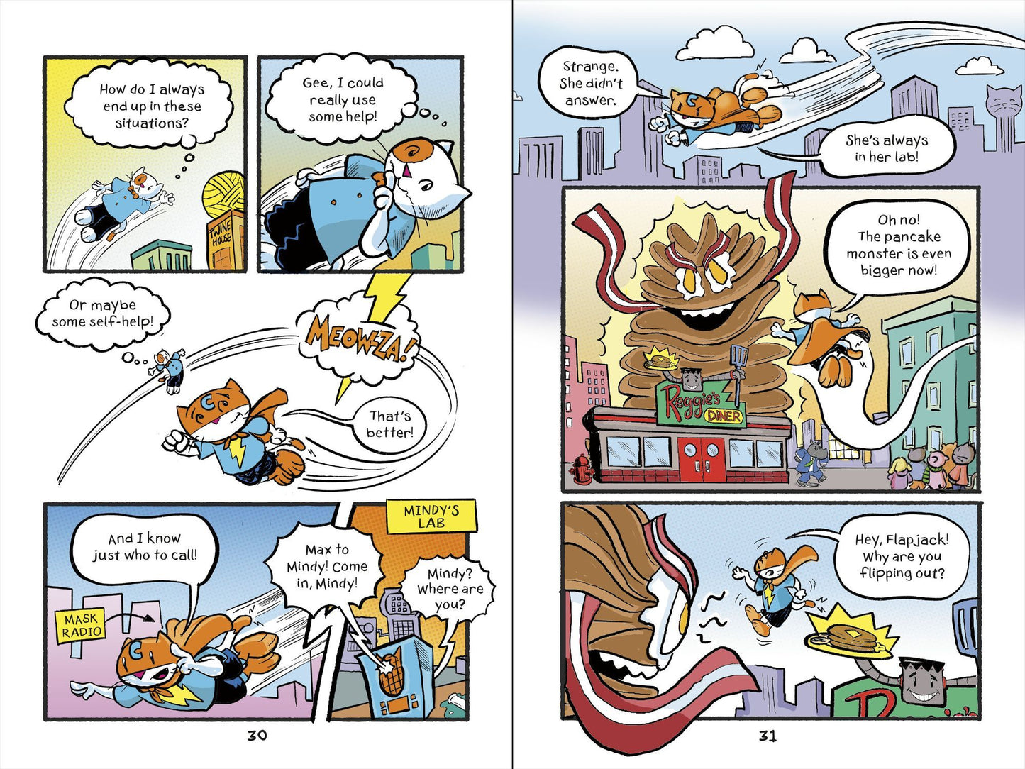 Max Meow 6: When Pancakes Go Bad (Really Bad!): (A Graphic Novel)
