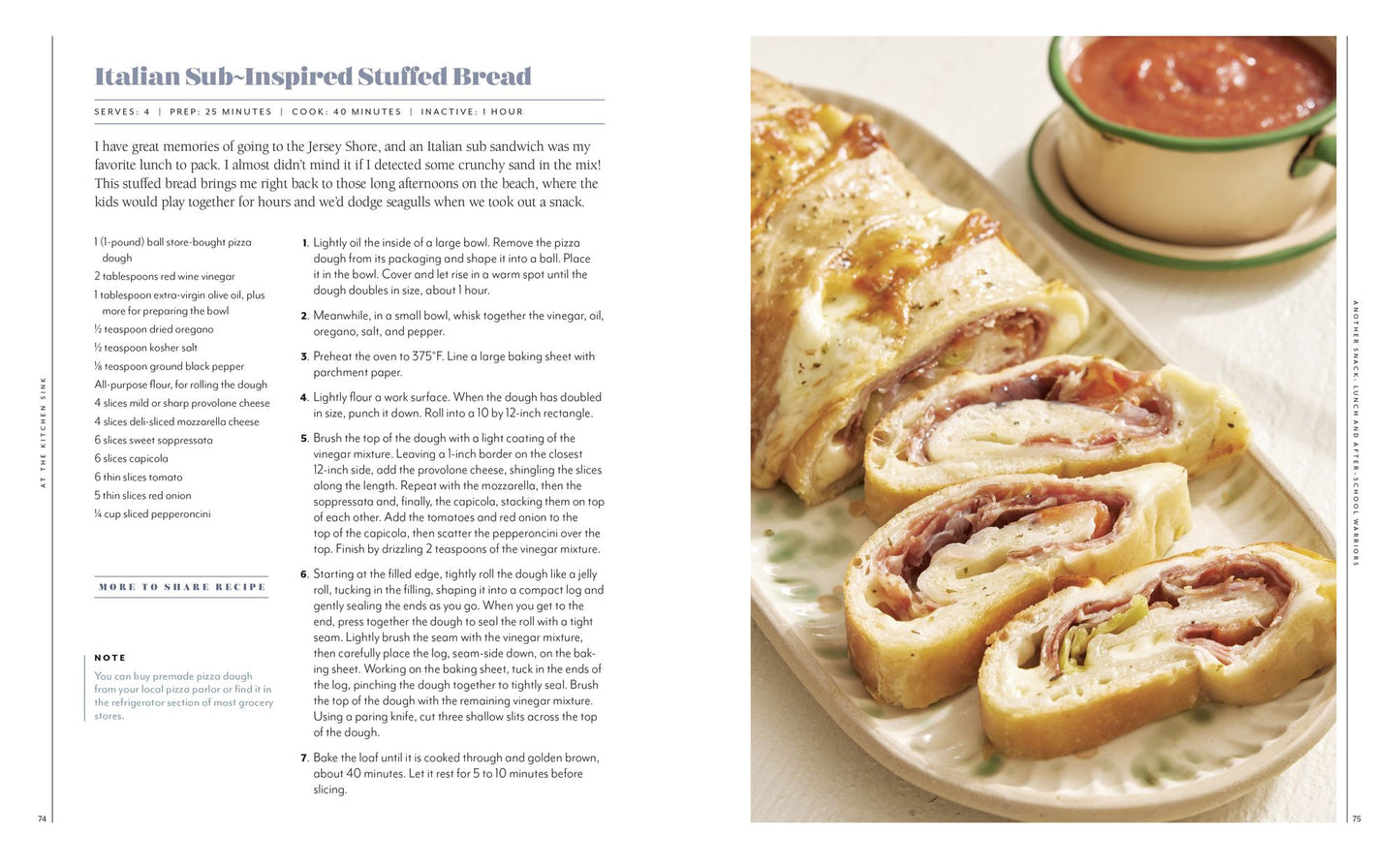 At the Kitchen Sink: Recipes to Fill Your Table, Words to Fill Your Heart; A Cookbook