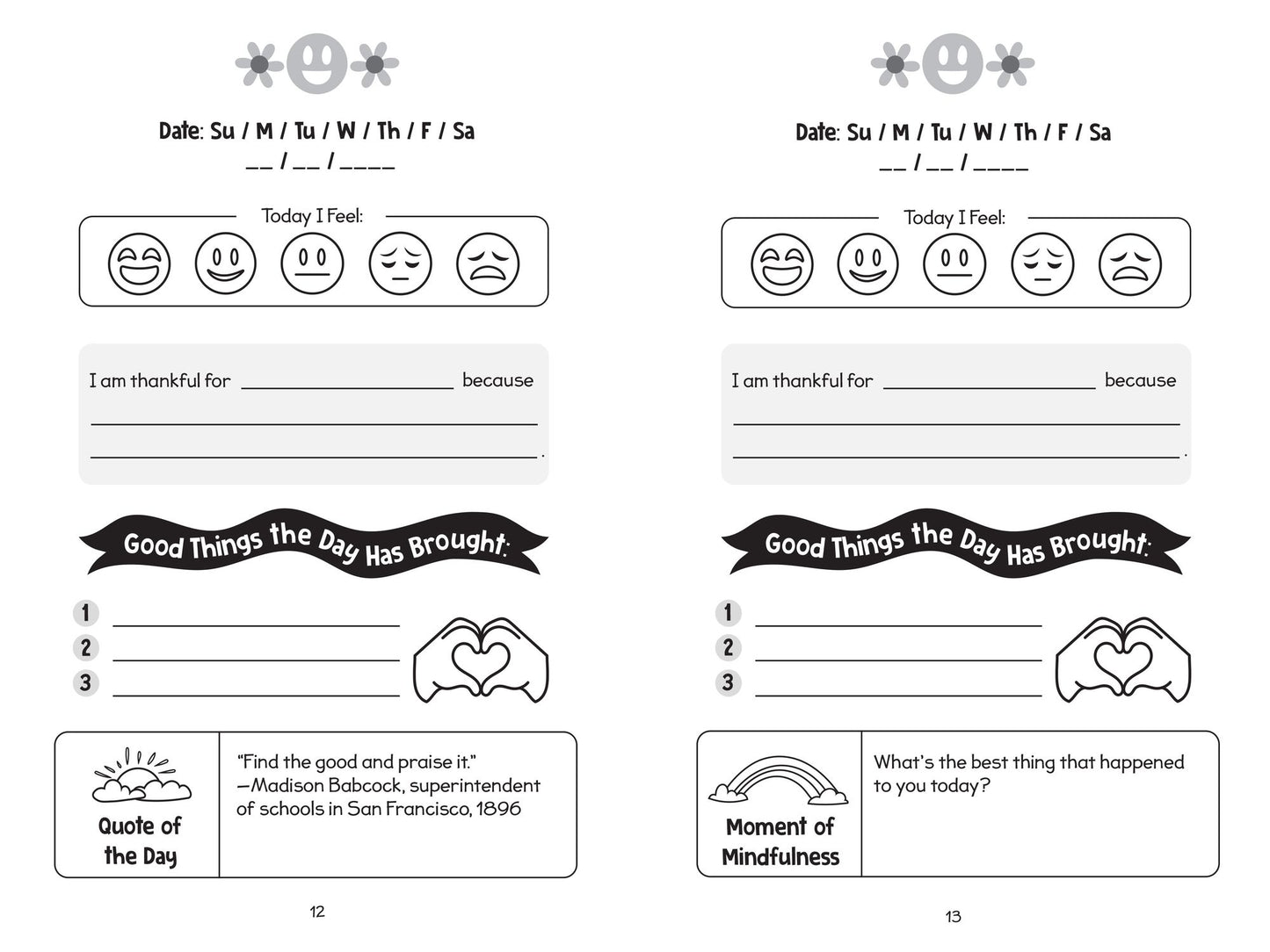 My First Positivity Journal: Daily Gratitude and Mindfulness for Kids