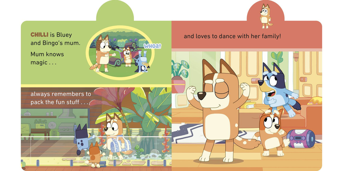 Meet Bluey's Family: A Tabbed Board Book