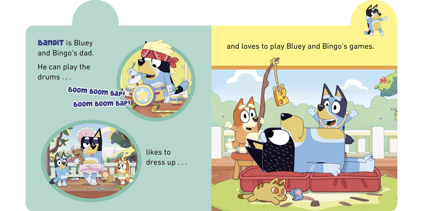 Meet Bluey's Family: A Tabbed Board Book