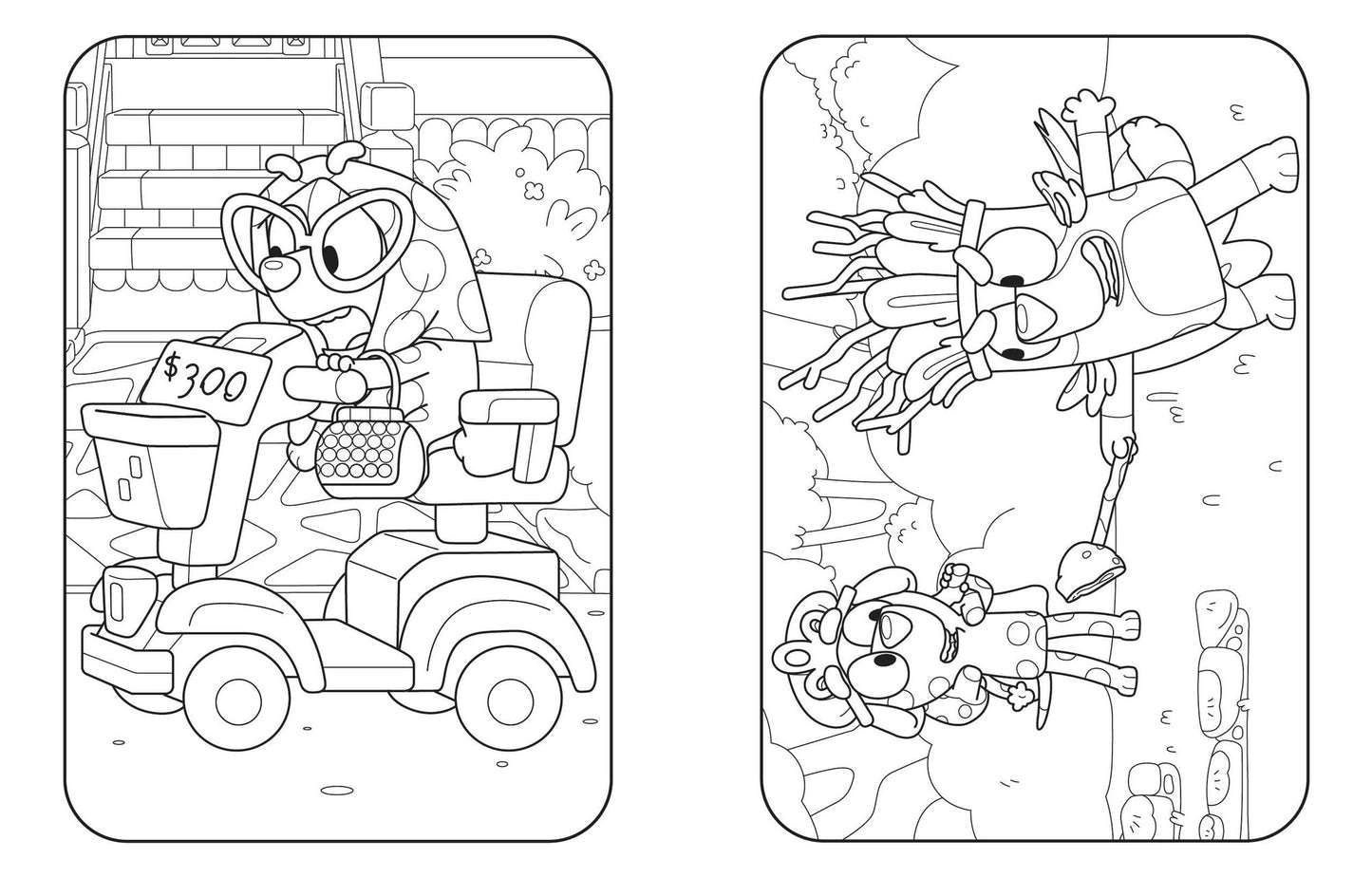 Bluey: Hooray, It's Halloween!: A Coloring Book